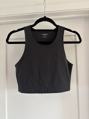 REI Co Op Black Cropped Workout Yoga Tank Size Small